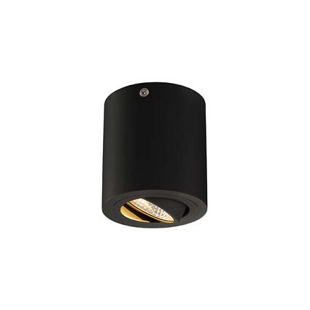 TRILEDO ROND CL plafonnier noir mat, LED, 6.2W, 38°, 3000K