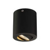 TRILEDO ROND CL plafonnier noir mat, LED, 6.2W, 38°, 3000K