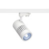 spot STRUCTEC LED 24W, Blanc, 4000K, 36°, adaptateur rail 3 allumage inclus