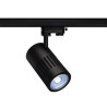STRUCTEC LED 24W, Noir, 4000K, 36°, adaptateur rail 3 allumage inclus