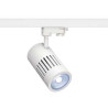 spot STRUCTEC LED 30W, Blanc, 4000K, 36°, adaptateur rail 3 allumage inclus