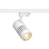 spot STRUCTEC LED 30W, Blanc, 3000K, 36°, adaptateur rail 3 allumage inclus