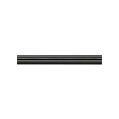 EASYTEC II rail, noir, 2m, 2 embouts inclus