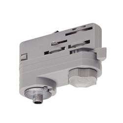 S-TRACK, adaptateur électrique, M10x8mm, gris argent