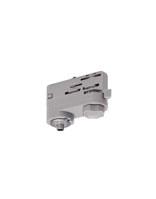 S-TRACK, adaptateur électrique, M10x8mm, gris argent