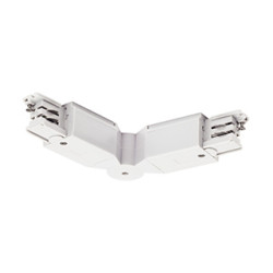 S-TRACK, connecteur d'angle, blanc