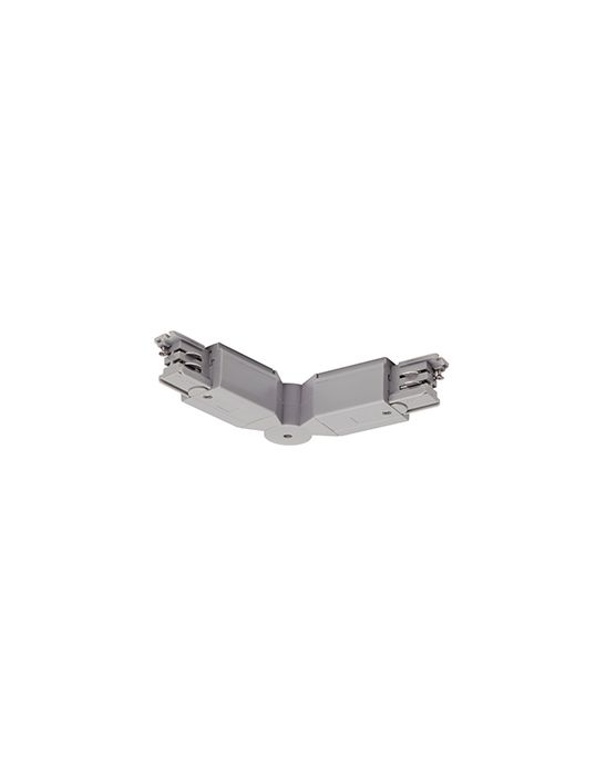 S-TRACK, connecteur d'angle, gris argent