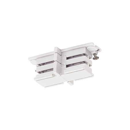 S-TRACK, connecteur droit, blanc