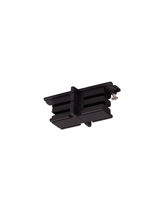 S-TRACK, connecteur droit, noir