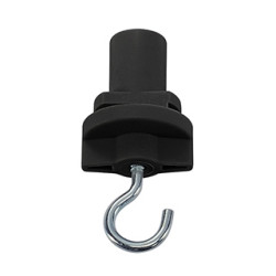 S-TRACK, crochet pour suspension, noir