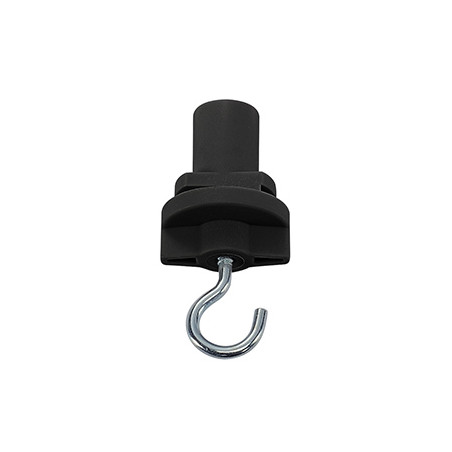 S-TRACK, crochet pour suspension, noir