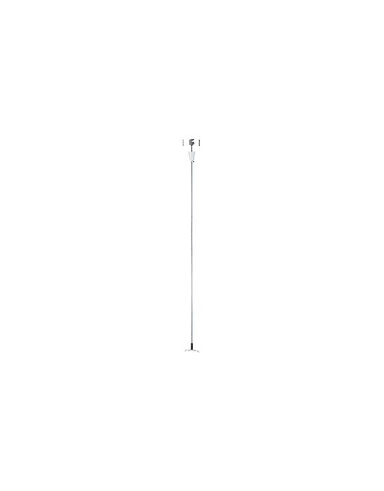 S-TRACK, kit de suspension, 1m, tige blanche