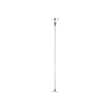S-TRACK, kit de suspension, 1m, tige gris argent