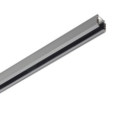 S-TRACK, rail 3 allumages en saillie, gris argent, 3m