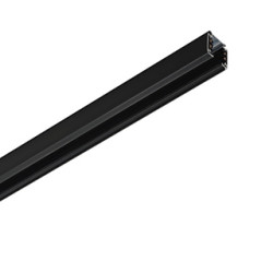 S-TRACK, rail 3 allumages en saillie, noir, 3m
