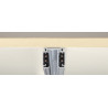 S-TRACK, rail 3 allumages en saillie, gris argent, 2m