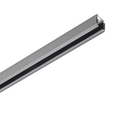 S-TRACK, rail 3 allumages en saillie, gris argent, 2m