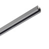 S-TRACK, rail 3 allumages en saillie, gris argent, 2m