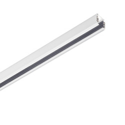 S-TRACK, rail 3 allumages en saillie, blanc, 2m