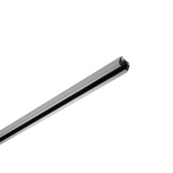 S-TRACK, rail 3 allumages en saillie, gris argent, 1m