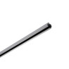 S-TRACK, rail 3 allumages en saillie, gris argent, 1m