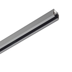 S-TRACK, rail 3 allumages en saillie, gris argent, 1m