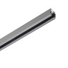S-TRACK, rail 3 allumages en saillie, gris argent, 1m