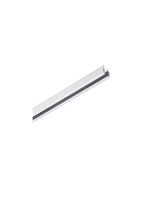 S-TRACK, rail 3 allumages en saillie, blanc, 3m