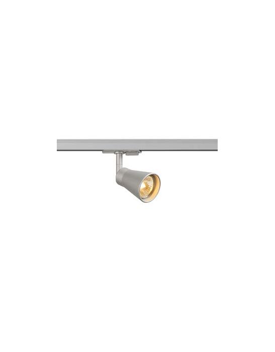 SPOT AVO, adaptateur 1 allumage inclus, gris argent, 1x GU10, max. 50W