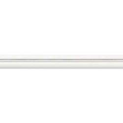 EASYTEC II rail, blanc 2m, 2 embouts inclus