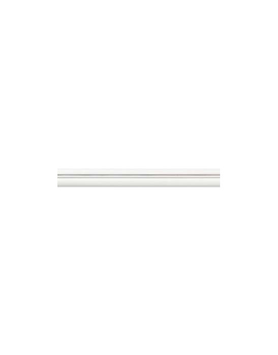 EASYTEC II rail, blanc 2m, 2 embouts inclus