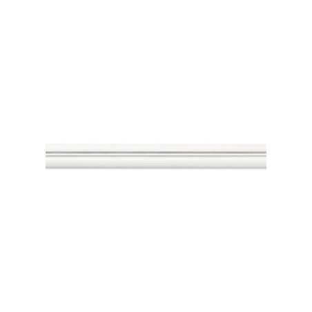 EASYTEC II rail, blanc 2m, 2 embouts inclus