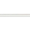 EASYTEC II rail, blanc 2m, 2 embouts inclus