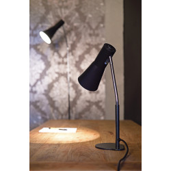 lampadaire PHELIA, noir, E27 max. 23W
