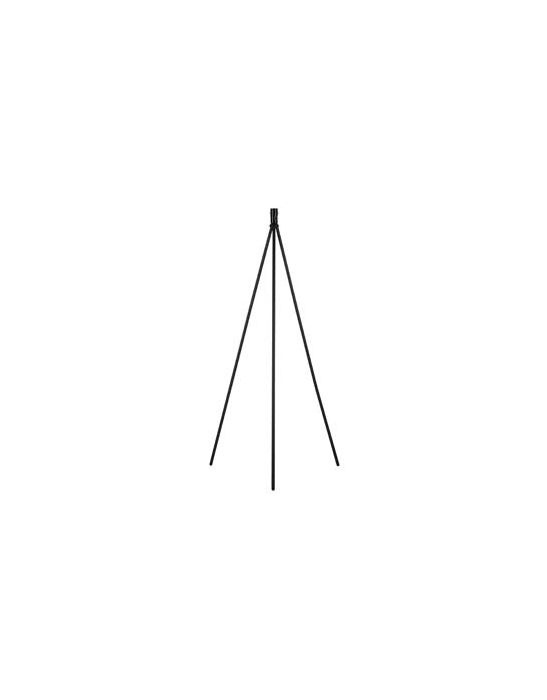 lampadaire trépied FENDA noir sans abat-jour, E27 40W max.