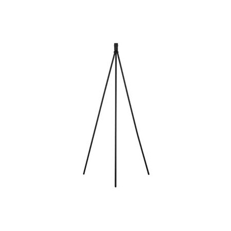 lampadaire trépied FENDA noir sans abat-jour, E27 40W max.