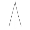 lampadaire trépied FENDA noir sans abat-jour, E27 40W max.