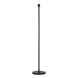 FENDA, lampadaire simpe noir sans abat-jour, E27 60W max.