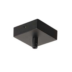 Patère pour GLENOS noir, 8,5x8,5x2,7cm