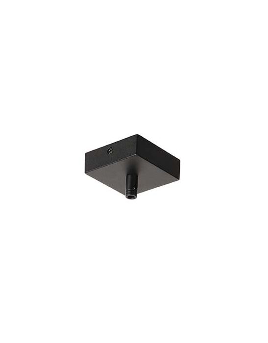 Patère pour GLENOS noir, 8,5x8,5x2,7cm