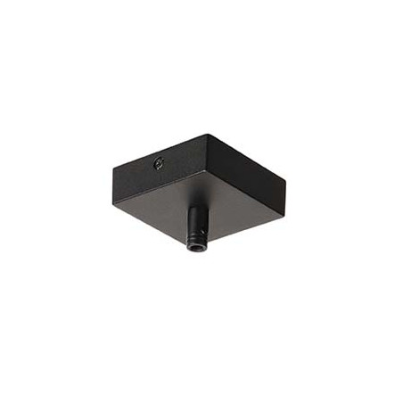 Patère pour GLENOS noir, 8,5x8,5x2,7cm