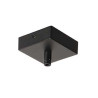 Patère pour GLENOS noir, 8,5x8,5x2,7cm