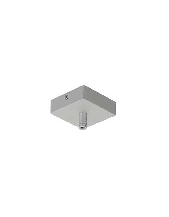 Patère pour GLENOS gris argent, 8,5x8,5x2,7cm