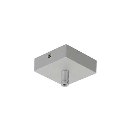 Patère pour GLENOS gris argent, 8,5x8,5x2,7cm