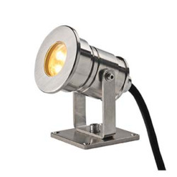 DASAR PROJECTOR, LED 7W, 3000K, 12V-24V, inox