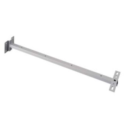 Support mural pour Outdoor Beam et Milox, gris argent, 80cm