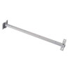 Support mural pour Outdoor Beam et Milox, gris argent, 80cm