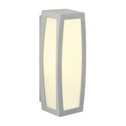 applique MERIDIAN BOX gris argent 20W détecteur de mouvement