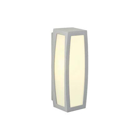 applique MERIDIAN BOX gris argent 20W détecteur de mouvement