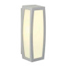 applique MERIDIAN BOX gris argent 20W détecteur de mouvement